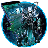 Devil Chained Skull Launcher Theme icon
