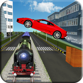 Highway Traffic Car Stunt On Train icon