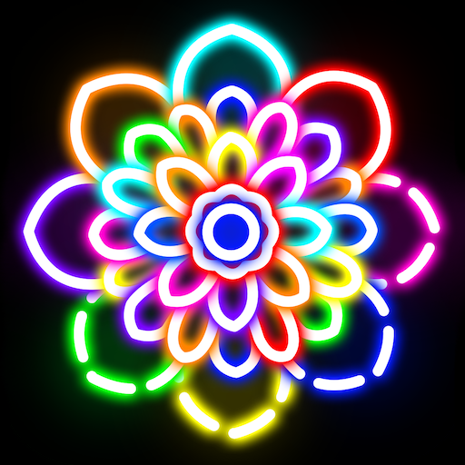 Magic Doodle Draw - Glow Drawing Game &amp; Glow Art icon