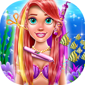 Princess Mermaid Haircut Salon icon