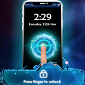 Fingerprint Scanner Lock Screen Simulator icon