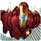 Super Iron Robot hero fighting icon
