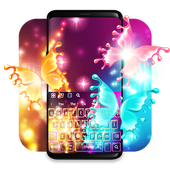 Colorful Butterfly Keyboard icon