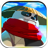 Panda Fat Ninja - Battle In Great Wall In China icon