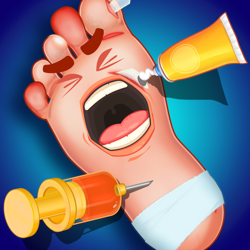 Nose surgery &amp; tooth dentist - Leg &amp; hand doctor icon