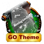 Moving satellite Keyboard icon