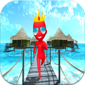 Stickman run 3D - Fun Race Game icon