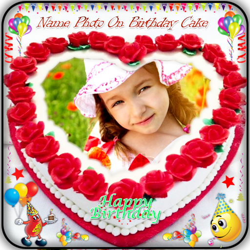 Name On Birthday Cake New icon