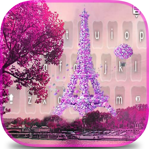 Eiffel Tower Paris keyboard icon