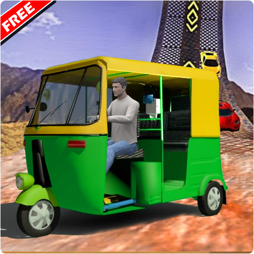 Rickshaw Driving Free Stunt Game icon