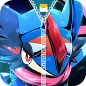 Ash Greninja Zipper Lock Screen icon