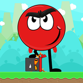 Angry Red Game Ball 4 Roundhit icon