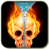 Burning Skull Lock Screen icon