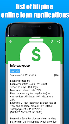 PesoLending - fast Payday loans Info provider List screenshot 3