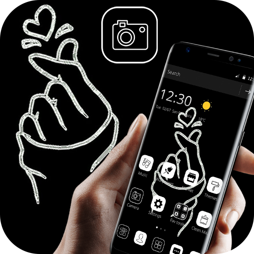 Finger Love Drawing Romantic Theme icon