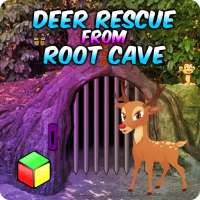 Forest Escape - Deer Pagsagip Mula sa Root Cave on 9Apps