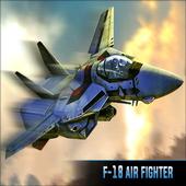 F18 3d Jet Fighter War Airplanes Flight Simulator icon