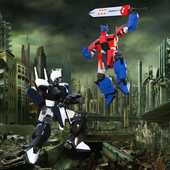 Robot Transforming Fighting icon