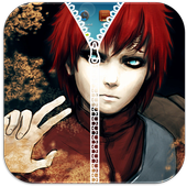Gaara Zipper Lock Screen icon