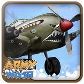 Army Fighter Jet Flight Wash icon
