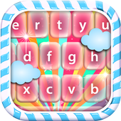 Cute Rainbow Keyboard Themes icon