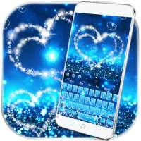 Blue Glitter Sparkle Theme on 9Apps