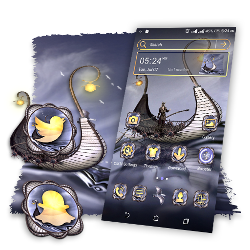 Viking Ship Launcher Theme icon