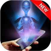 Alien hologram Projector  joke icon
