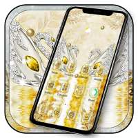 Golden Luxury Diamond Swan Theme on 9Apps