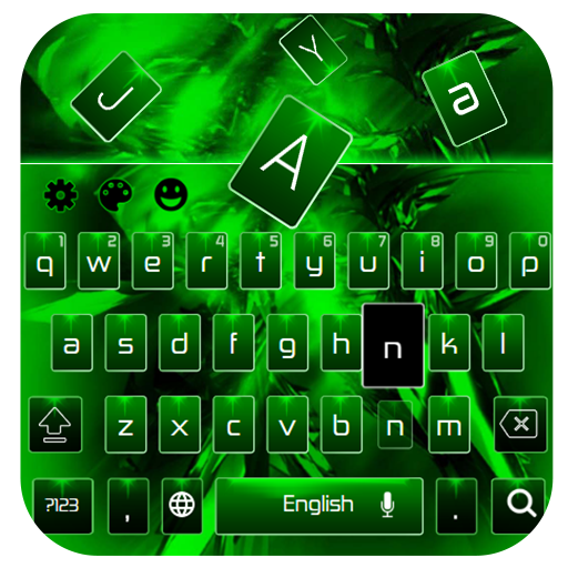 Neon Green Keyboard icon
