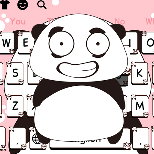 Pink Panda Keyboard Theme icon