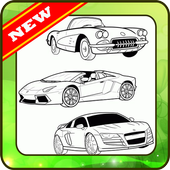 Drawing Car step by step icon