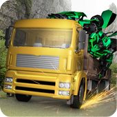 Transporter Futuristic Robot icon