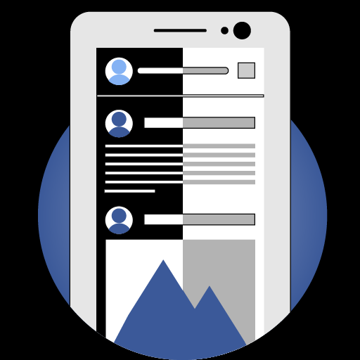 Dark Mode Theme for Facebook icon