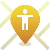iMap find my iphone &amp; friends icon