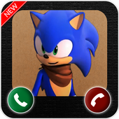 Call from Sonic Prank icon