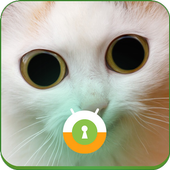 White Cat Wall &amp; Lock icon