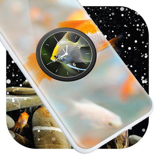 ikon Aquarium Clock Live Wallpaper