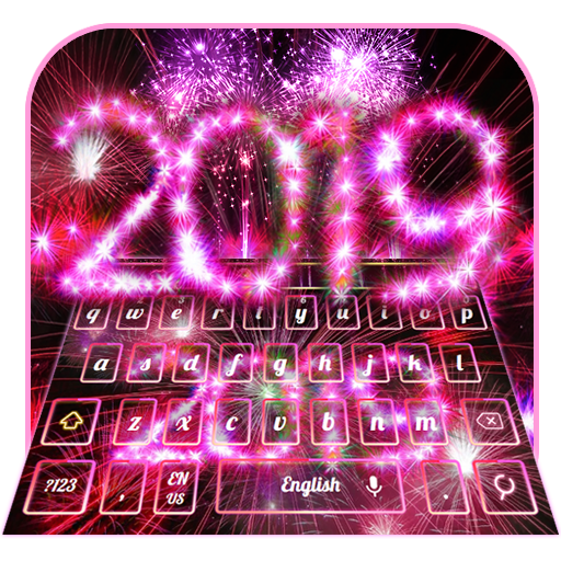 Happy New Year 2019 Keyboard أيقونة