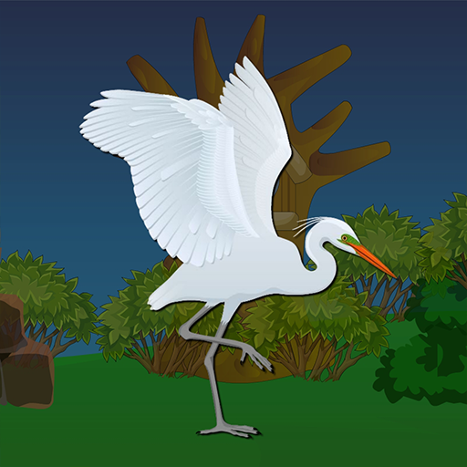 Best Escape Games 162 - Rescue Egret Bird Game icon