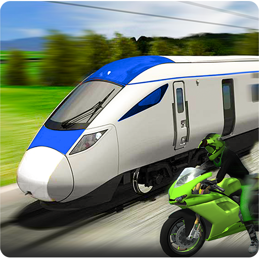 Real Crazy Bike VS Train Street Racing 2021 icon