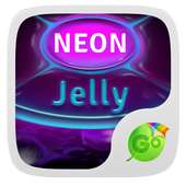 Neon Jelly GO Keyboard Theme