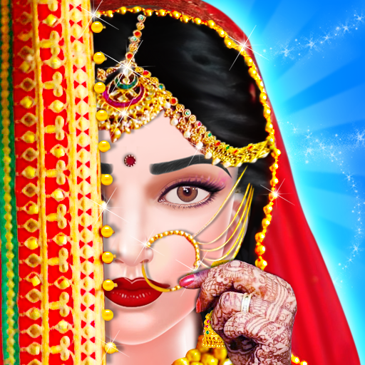 Royal Indian Wedding Girl Beauty Makeover Game icon