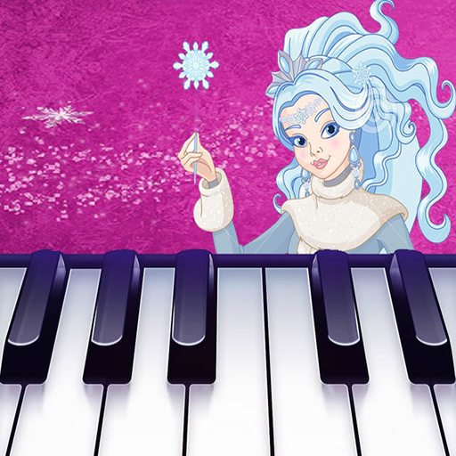 Pink Piano Tiles - Ice Queen Magic Game icon