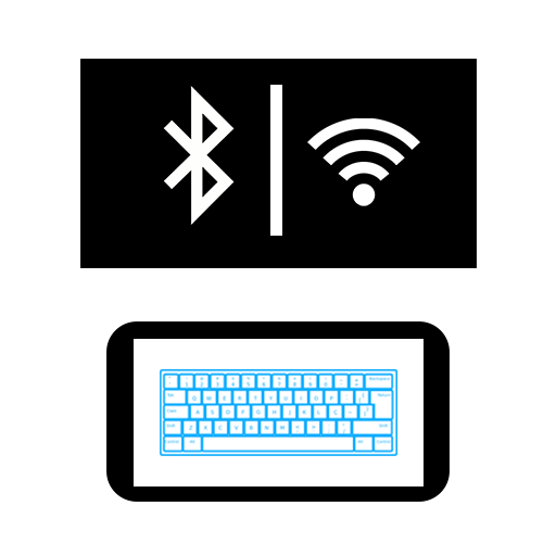 PC Keyboard WiFi &amp; Bluetooth (  Mouse | Track pad) icon