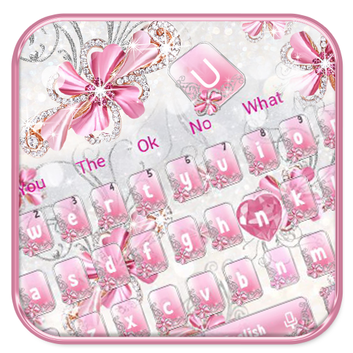 แป้นพิมพ์ดอกไม้สีทองอร่าม icon