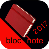 bloc note 2017 icon