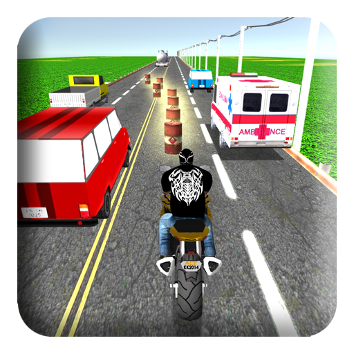 Highway Dash 3D - Speed Street Bike Moto Racing icon