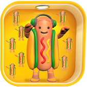 hot dog for snap icon
