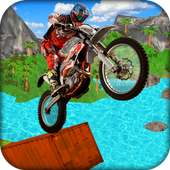 Beach Bike Extreme Trial Racing & Jumping